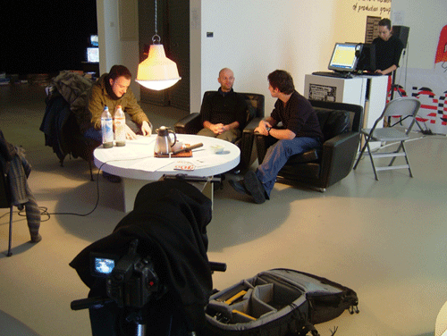 slow tv with Heath Bunting, Rotterdam 2006